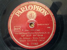 78 giri- DIZZY GILLESPIE " OP