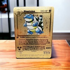 Blastoise Gold Pokémon Card