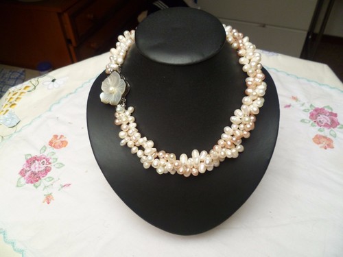 Bellissima collana torchon - , in