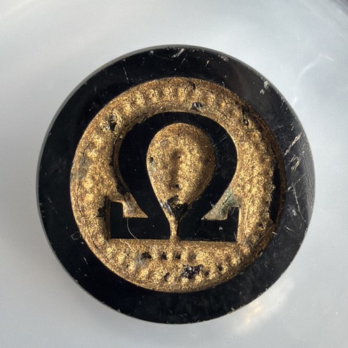 Omega pulsante lutto fine xix - pulsante,