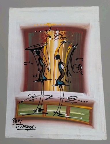Quadro stile africano - , acrilico