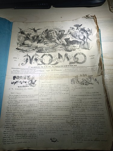 Lotto giornali satirici - giornali, 1800