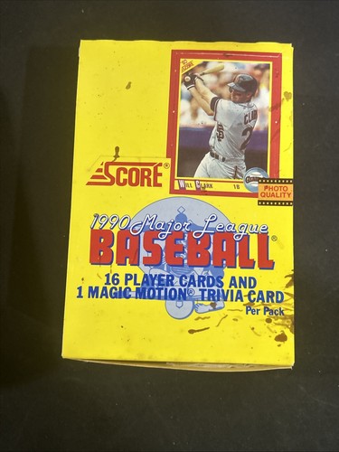 1990 score baseball - wax, 36
