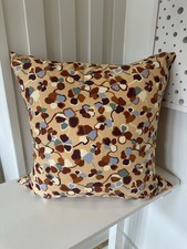 Missoni Home Copricuscino Grande Morbido Cotone Beige Floreale 60cm Quadrato NUOVO