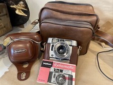 Macchina fotografica vintage Voigtlander Dynamatic con custodia e borsa
