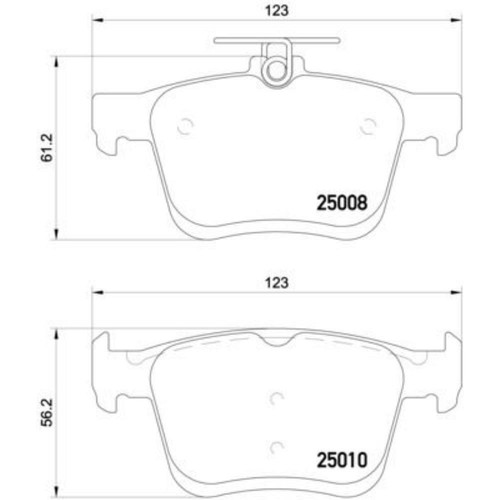 Brembo kit pastiglie freno - brembo,