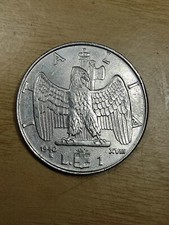 1 LIRE 1940 XlllI. Vittorio