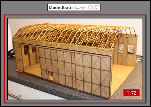 Hangar aereo taglio laser - 72,