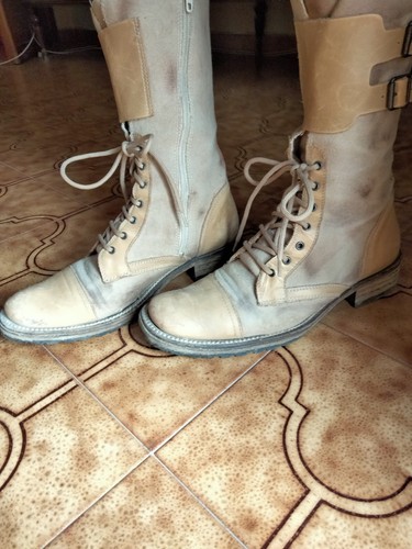 Stivaletto beige usatissimo - stivaletto, 37