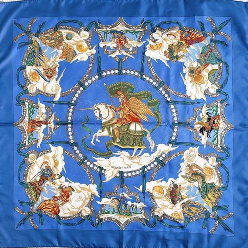 Sciarpa seta hermes - di,