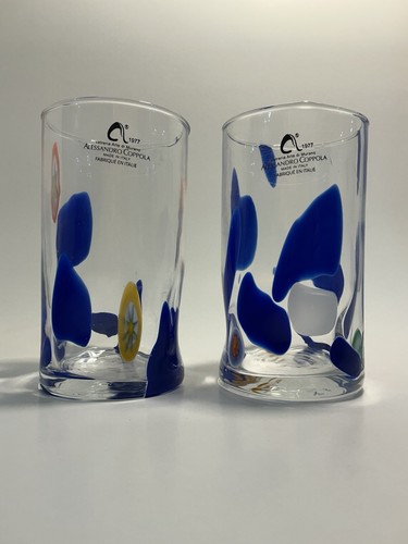 Set bicchieri arte murano - bicchieri,