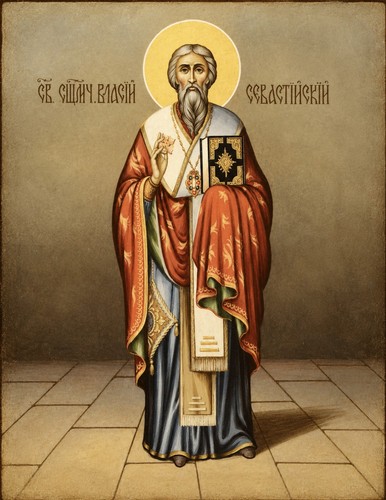 Icona san biagio - icona, di
