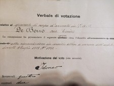 RARISSIMO DOCUMENTO STORICO  1924  AUTOGRAFO 6 MARESCIALLI D'ITALIA CONTATTATEMI