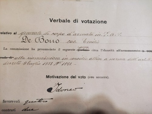 Documento storico 1924 - documento,