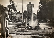 Cartolina Vicenza Giardino Salvi Marcofilia viaggiata