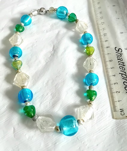 Collana perle vetro - di,