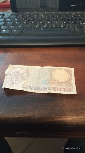 Cinquecento lire carta - lire, 1979