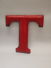 Lettera Insegna Smaltata T