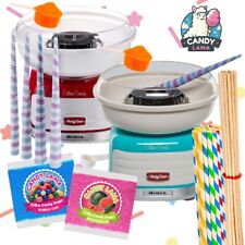 Macchina per caramelle in cotone + filo per caramelle in cotone zucchero doppio giro set 2 x100 g