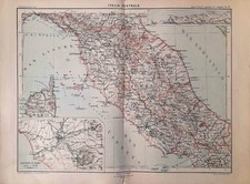 Carta geografica antica ITALIA