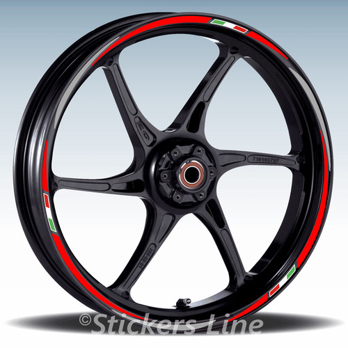 Adesivi ruote moto strisce