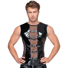 Maglia Sexy maschile in vinile