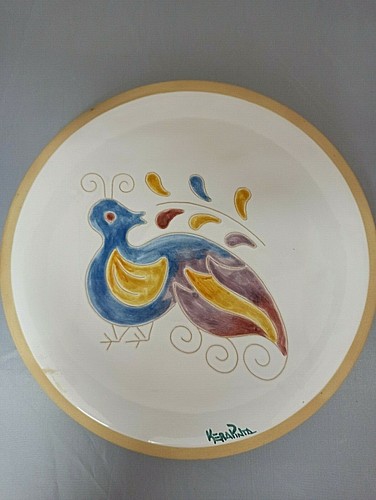Piatto ceramica artistica - in,