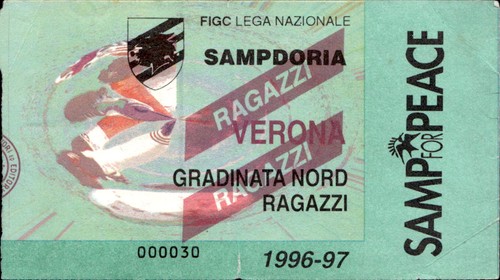 Biglietto stadio sampdoria - biglietto,