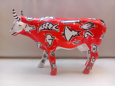 COW PARADE Fish Resina statuina Laura Fiume Design 2007 mucca Milano Salvatore