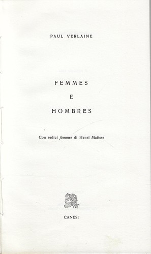 Verlaine paul femmes e - verlaine, paul..femmes