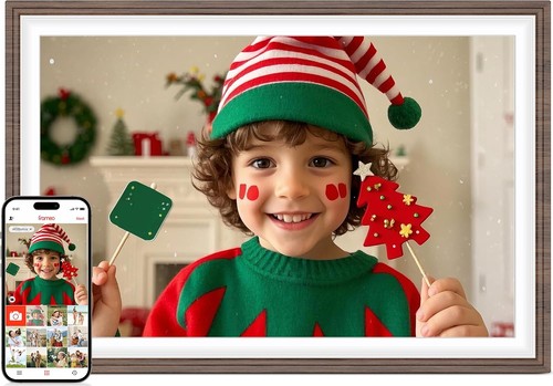 Frameo pollici legno wifi - frameo,