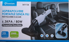 Aspirapolvere Senza Fili Bestek Ricaricabile 41 x 20 Cm. 80 W Batteria 2000 mAh
