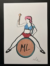 MARCO LODOLA - Pennarelli su cartoncino cm 42x30