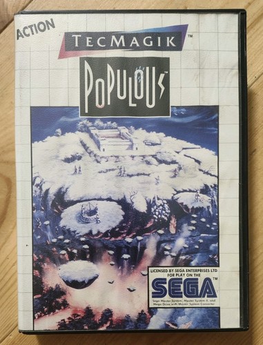 Populous sega master system - master,