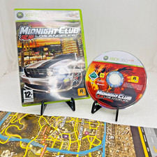 Midnight Club Los Angeles Xbox 360 CIB Mappa Completo Manuale PAL ITA Rockstar
