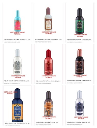 Tesori oriente profumo - d’oriente,