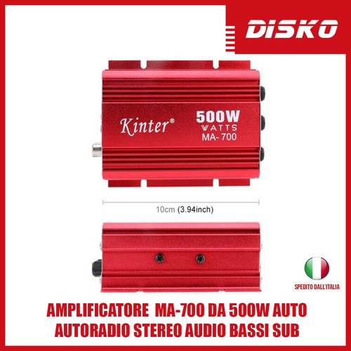 Amplificatore 700 da 500w - amplificatore, ma-700