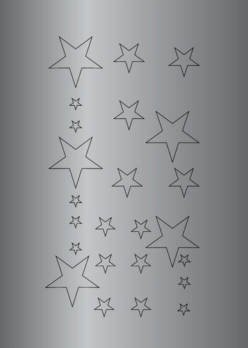Piano adesivi stelle - di,