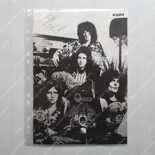 Queen john deacon - john, autograph