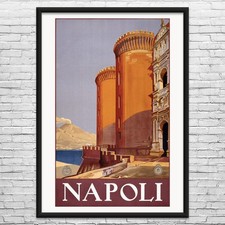 Poster Napoli vintage arte da