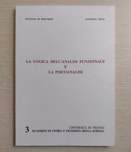 Logica dell analisi - logica, dell'analisi