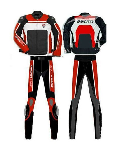Ducati tuta pelle motociclista - ducati,