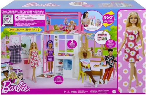 Barbie playset con bambola e - playset,