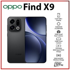 NUOVO OPPO Find X9 5G 16GB+512GB NERO Ver. Globale Telefono cellulare Android doppia SIM