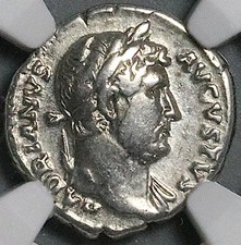 132 NGC VF Hadrian Roman