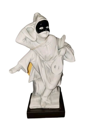 Scultura pierrot porcellana - scultura,