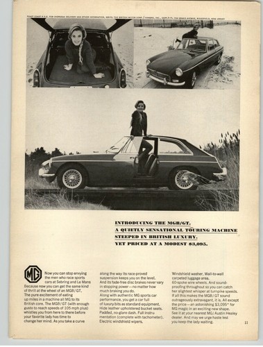 1966 mgb porte - porte, hardtop