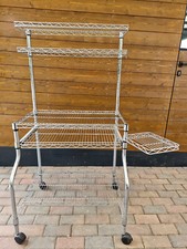 W- Scrivania per Computer Da Ufficio Tavolo Porta PC Con Ruote Porta Computer