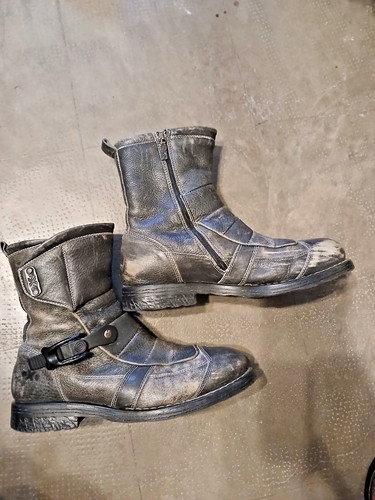 Stivali moto oxs - 42, pelle