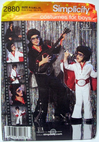 Costume elvis simplicity 2880 - costume,